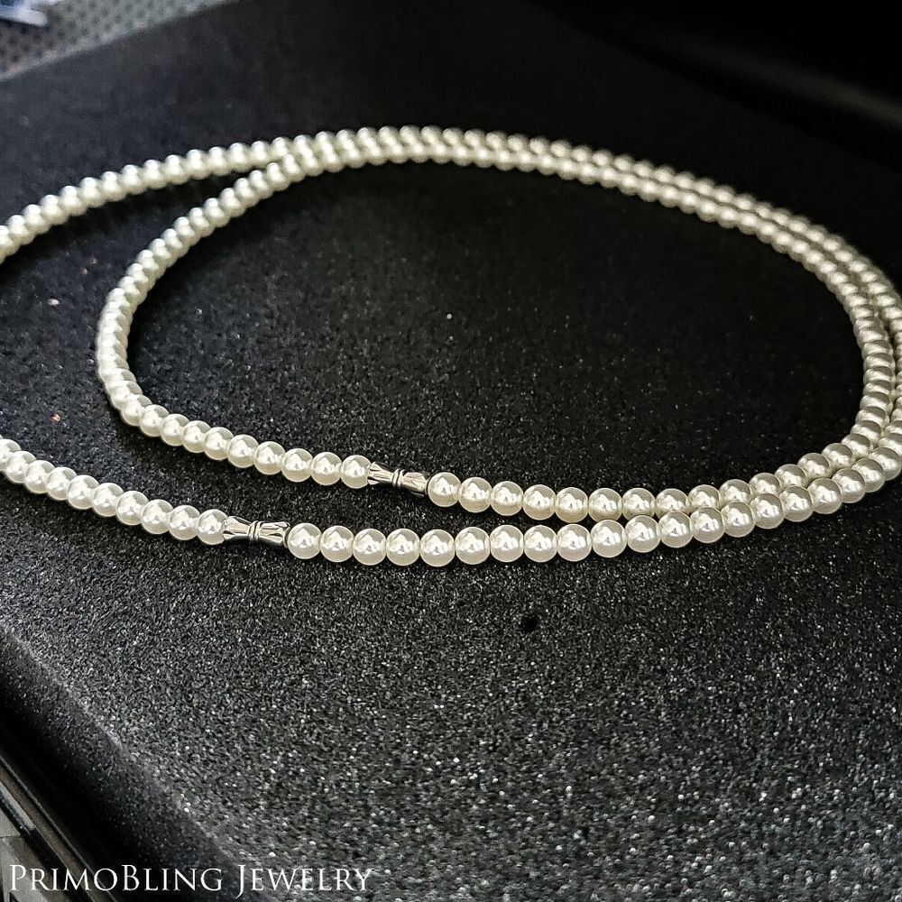 Glass Pearl Necklace